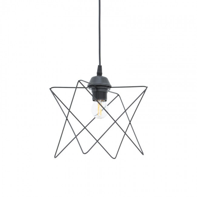 Φωτιστικό οροφής Langit pakoworld Ε27 μέταλλο μάυρο 18x18x65εκ Φωτιστικό οροφής Langit pakoworld Ε27 μέταλλο μάυρο 18x18x65εκ
