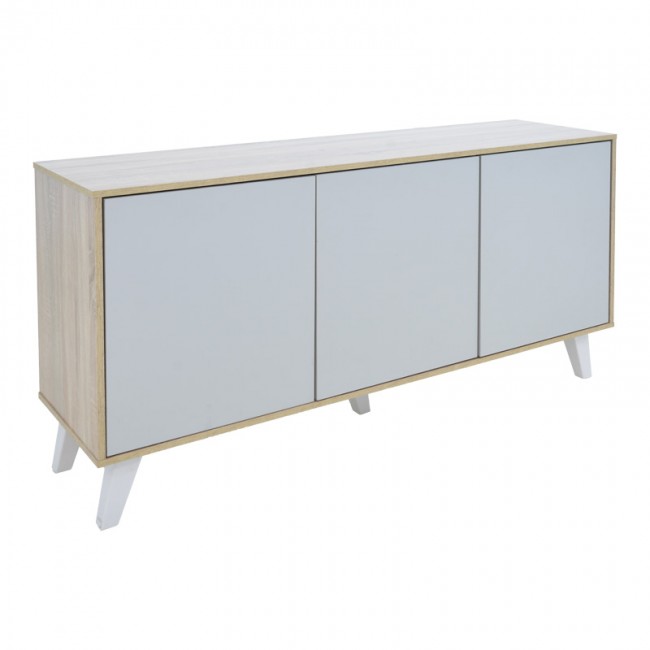 Μπουφές Billie pakoworld sonoma-γκρι 149x40x77εκ Μπουφές Billie pakoworld sonoma-γκρι 149x40x77εκ