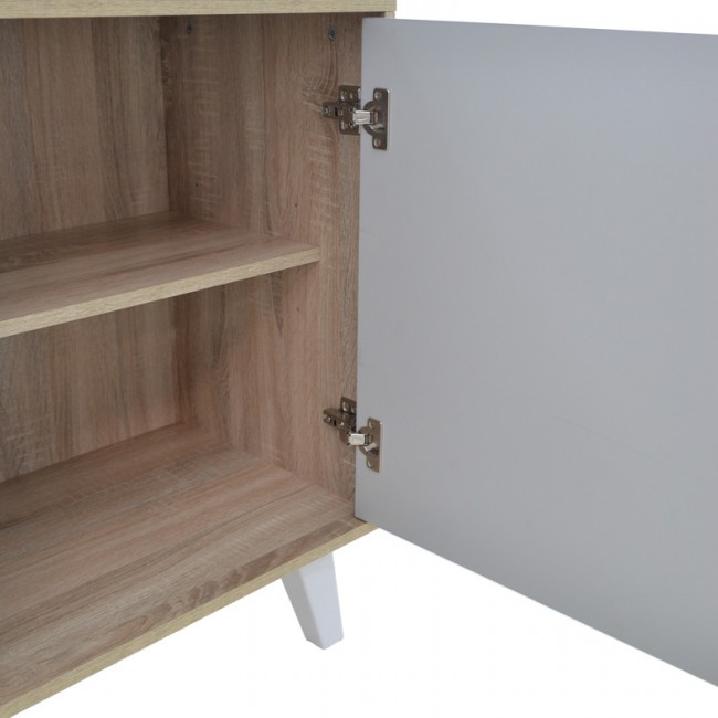 Μπουφές Billie pakoworld sonoma-γκρι 149x40x77εκ Μπουφές Billie pakoworld sonoma-γκρι 149x40x77εκ