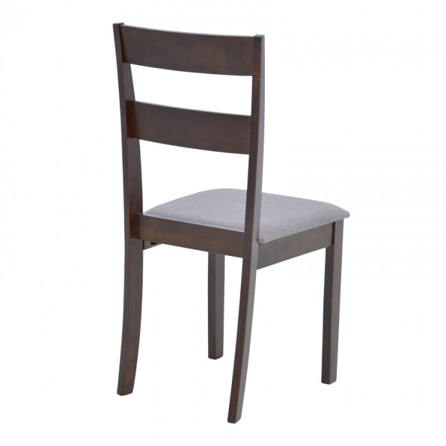 Καρέκλα Dallan pakoworld σε καρυδί απόχρωση 40x47.5x89εκ