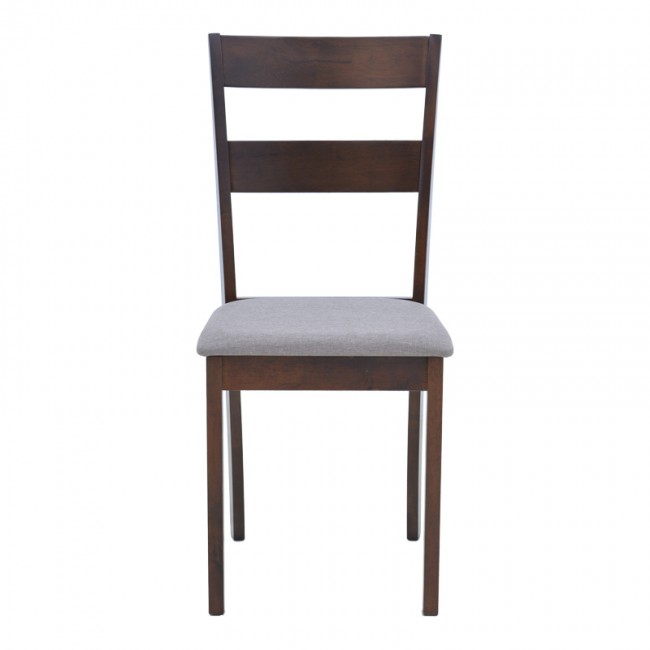 Καρέκλα Dallan pakoworld σε καρυδί απόχρωση 40x47.5x89εκ