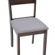 Καρέκλα Dallan pakoworld σε καρυδί απόχρωση 40x47.5x89εκ