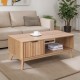 Τραπέζι σαλονιού Hamea pakoworld mdf σε φυσική απόχρωση 110x55,2x45εκ Τραπέζι σαλονιού Hamea pakoworld mdf σε φυσική απόχρωση 110x55,2x45εκ