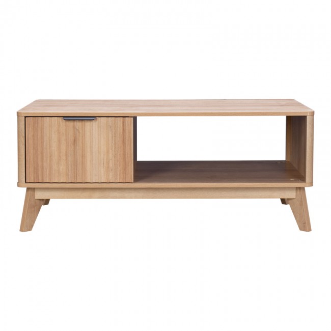 Τραπέζι σαλονιού Hamea pakoworld mdf σε φυσική απόχρωση 110x55,2x45εκ Τραπέζι σαλονιού Hamea pakoworld mdf σε φυσική απόχρωση 110x55,2x45εκ