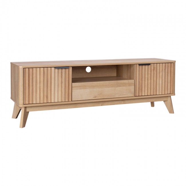 Έπιπλο τηλεόρασης Hamea pakoworld mdf σε φυσική απόχρωση 145x39,5x49εκ Έπιπλο τηλεόρασης Hamea pakoworld mdf σε φυσική απόχρωση 145x39,5x49εκ