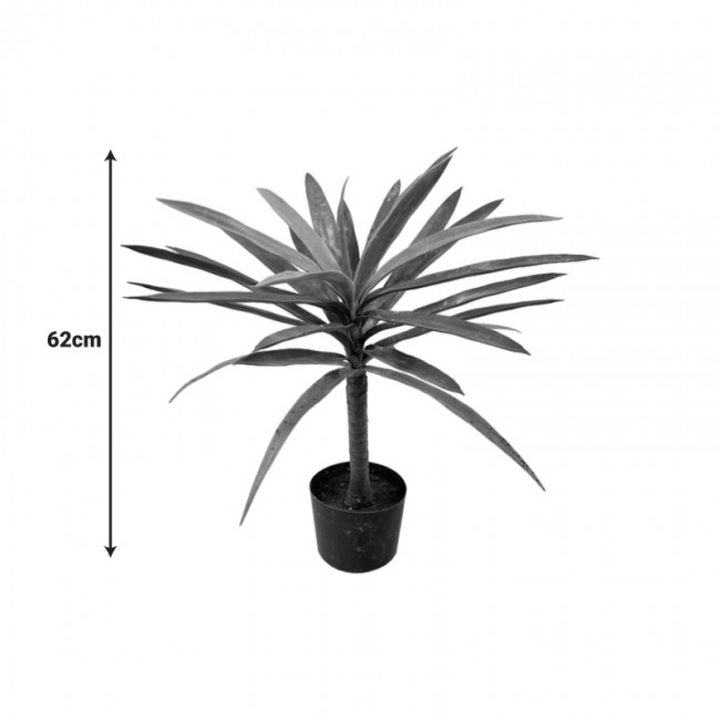 Διακοσμητικό φυτό Dracaena palm σε γλάστρα Inart πράσινο pp Υ62εκ Διακοσμητικό φυτό Dracaena palm σε γλάστρα Inart πράσινο pp Υ62εκ