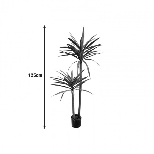 Διακοσμητικό φυτό Dracaena palm σε γλάστρα Inart πράσινο pp Υ125εκ Διακοσμητικό φυτό Dracaena palm σε γλάστρα Inart πράσινο pp Υ125εκ