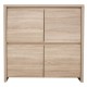 Μπουφές Selina pakoworld sonoma 105x40.5x112.5εκ Μπουφές Selina pakoworld sonoma 105x40.5x112.5εκ