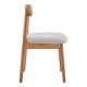 Καρέκλα Tullo pakoworld rubberwood σε φυσική απόχρωση 46x45x78εκ Καρέκλα Tullo pakoworld rubberwood σε φυσική απόχρωση 46x45x78εκ