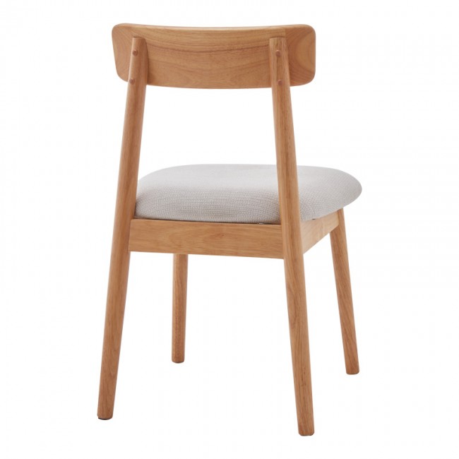 Καρέκλα Tullo pakoworld rubberwood σε φυσική απόχρωση 46x45x78εκ Καρέκλα Tullo pakoworld rubberwood σε φυσική απόχρωση 46x45x78εκ