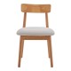 Καρέκλα Tullo pakoworld rubberwood σε φυσική απόχρωση 46x45x78εκ Καρέκλα Tullo pakoworld rubberwood σε φυσική απόχρωση 46x45x78εκ