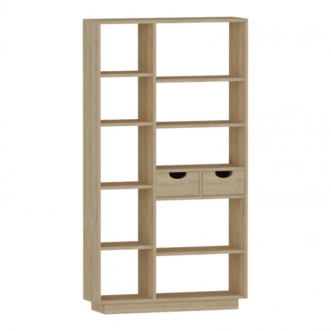 Βιβλιοθήκη με συρτάρια Dakin pakoworld σε oak απόχρωση 80x25x190εκ Βιβλιοθήκη με συρτάρια Dakin pakoworld σε oak απόχρωση 80x25x190εκ