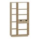 Βιβλιοθήκη με συρτάρια Dakin pakoworld σε oak απόχρωση 80x25x190εκ Βιβλιοθήκη με συρτάρια Dakin pakoworld σε oak απόχρωση 80x25x190εκ