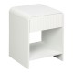Κομοδίνο Zeplen pakoworld MDF σε λευκή απόχρωση 40x40x53εκ Κομοδίνο Zeplen pakoworld MDF σε λευκή απόχρωση 40x40x53εκ