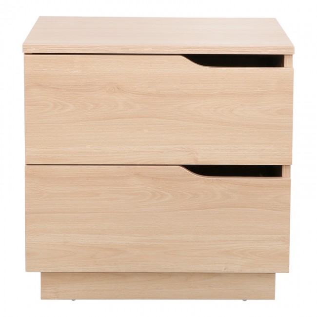 Κομοδίνο Verena I pakoworld σε φυσική απόχρωση 48x40x48εκ Κομοδίνο Verena I pakoworld σε φυσική απόχρωση 48x40x48εκ