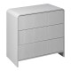 Συρταριέρα Zeplen pakoworld MDF σε λευκή απόχρωση 80x40x75εκ Συρταριέρα Zeplen pakoworld MDF σε λευκή απόχρωση 80x40x75εκ