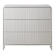 Συρταριέρα Zeplen pakoworld MDF σε λευκή απόχρωση 80x40x75εκ Συρταριέρα Zeplen pakoworld MDF σε λευκή απόχρωση 80x40x75εκ