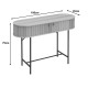 Κονσόλα Zeplen pakoworld MDF-μέταλλο σε oak απόχρωση 100x35x75εκ Κονσόλα Zeplen pakoworld MDF-μέταλλο σε oak απόχρωση 100x35x75εκ