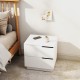 Κομοδίνο Verena I pakoworld σε λευκή απόχρωση 48x40x48εκ Κομοδίνο Verena I pakoworld σε λευκή απόχρωση 48x40x48εκ