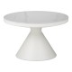 Βοηθητικά τραπέζια Coozlin Inart sintered stone σε απόχρωση λευκό μαρμάρου με λευκό μέταλλο Βοηθητικά τραπέζια Coozlin Inart sintered stone σε απόχρωση λευκό μαρμάρου με λευκό μέταλλο