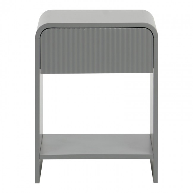Κομοδίνο Zeplen pakoworld MDF σε γκρι απόχρωση 40x40x53εκ Κομοδίνο Zeplen pakoworld MDF σε γκρι απόχρωση 40x40x53εκ
