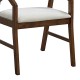 Πολυθρόνα Livia pakoworld rubberwood σε καρυδί-εκρού απόχρωση 47.5x54.5x78εκ Πολυθρόνα Livia pakoworld rubberwood σε καρυδί-εκρού απόχρωση 47.5x54.5x78εκ
