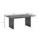 Τραπέζι Eleganza pakoworld mdf σε καρυδί απόχρωση 180x99x75.8εκ Τραπέζι Eleganza pakoworld mdf σε καρυδί απόχρωση 180x99x75.8εκ