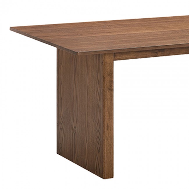 Τραπέζι Eleganza pakoworld mdf σε καρυδί απόχρωση 180x99x75.8εκ Τραπέζι Eleganza pakoworld mdf σε καρυδί απόχρωση 180x99x75.8εκ