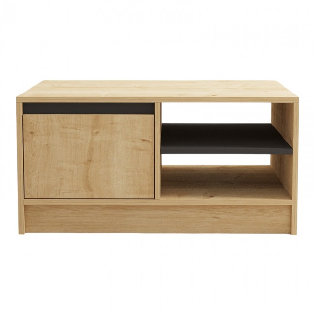Τραπέζι σαλονιού Narli pakoworld σε oak απόχρωση 90x60x45εκ Τραπέζι σαλονιού Narli pakoworld σε oak απόχρωση 90x60x45εκ