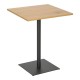 Τραπέζι Nerobian pakoworld mdf σε sonoma απόχρωση 60x60x75εκ