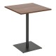 Τραπέζι Nerobian pakoworld mdf σε καρυδί απόχρωση 60x60x75εκ