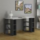 Γραφείο Colmar pakoworld σε λευκή-ανθρακί απόχρωση 140x60x75εκ Γραφείο Colmar pakoworld σε λευκή-ανθρακί απόχρωση 140x60x75εκ
