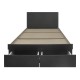 Κρεβάτι Olympus pakoworld με συρτάρι σε wenge απόχρωση 140x200εκ Κρεβάτι Olympus pakoworld με συρτάρι σε wenge απόχρωση 140x200εκ