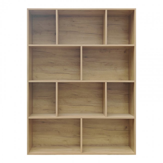 Βιβλιοθήκη Evergin pakoworld mdf σε oak απόχρωση 100x30x135εκ Βιβλιοθήκη Evergin pakoworld mdf σε oak απόχρωση 100x30x135εκ