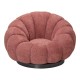 Πολυθρόνα περιστρεφόμενη με σκαμπό Nester pakoworld μπουκλέ ύφασμα σε απόχρωση σάπιο μήλο 98x97x69εκ Πολυθρόνα περιστρεφόμενη με σκαμπό Nester pakoworld μπουκλέ ύφασμα σε απόχρωση σάπιο μήλο 98x97x69εκ
