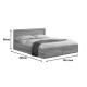 Κρεβάτι Olympus pakoworld με συρτάρι σε wenge απόχρωση 160x200εκ Κρεβάτι Olympus pakoworld με συρτάρι σε wenge απόχρωση 160x200εκ