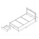 Κρεβάτι Olympus pakoworld με συρτάρι σε wenge απόχρωση 100x200εκ Κρεβάτι Olympus pakoworld με συρτάρι σε wenge απόχρωση 100x200εκ