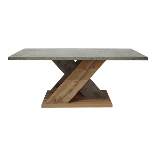 Τραπέζι σαλονιού Solange pakoworld σε γκρι-sonoma απόχρωση 110x55x47.5εκ Τραπέζι σαλονιού Solange pakoworld σε γκρι-sonoma απόχρωση 110x55x47.5εκ