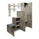 Έπιπλο εισόδου Nenich pakoworld σε γκρι oak απόχρωση 150x37x180εκ Έπιπλο εισόδου Nenich pakoworld σε γκρι oak απόχρωση 150x37x180εκ