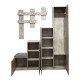 Έπιπλο εισόδου Nenich pakoworld σε γκρι oak απόχρωση 150x37x180εκ Έπιπλο εισόδου Nenich pakoworld σε γκρι oak απόχρωση 150x37x180εκ