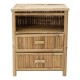 Κομοδίνο Ofra pakoworld bamboo φυσικό 56x46x69εκ Κομοδίνο Ofra pakoworld bamboo φυσικό 56x46x69εκ