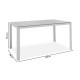 Τραπεζαρία Zacreta-Nares σετ 5τεμ pakoworld λευκό-φυσικό 140x80x72.5εκ Τραπεζαρία Zacreta-Nares σετ 5τεμ pakoworld λευκό-φυσικό 140x80x72.5εκ