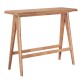 Τραπέζι Bar Winslow pakoworld ξύλο rubberwood ανοικτό καρυδί 120x45x100εκ Τραπέζι Bar Winslow pakoworld ξύλο rubberwood ανοικτό καρυδί 120x45x100εκ