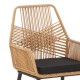 Πολυθρόνα Tanish pakoworld rattan φυσικό-πόδι μαύρο μέταλλο 58x58.5x87εκ Πολυθρόνα Tanish pakoworld rattan φυσικό-πόδι μαύρο μέταλλο 58x58.5x87εκ