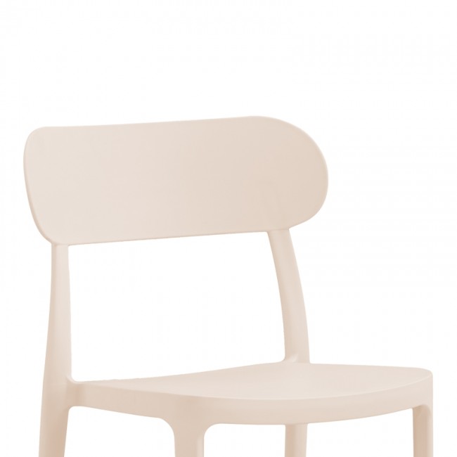 Καρέκλα Amvroan στοιβαζόμενη pakoworld με UV protection cappuccino pp 51x49x79.5εκ Καρέκλα Amvroan στοιβαζόμενη pakoworld με UV protection cappuccino pp 51x49x79.5εκ