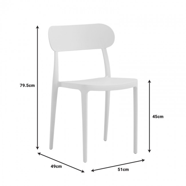 Καρέκλα Amvroan στοιβαζόμενη pakoworld με UV protection cappuccino pp 51x49x79.5εκ Καρέκλα Amvroan στοιβαζόμενη pakoworld με UV protection cappuccino pp 51x49x79.5εκ
