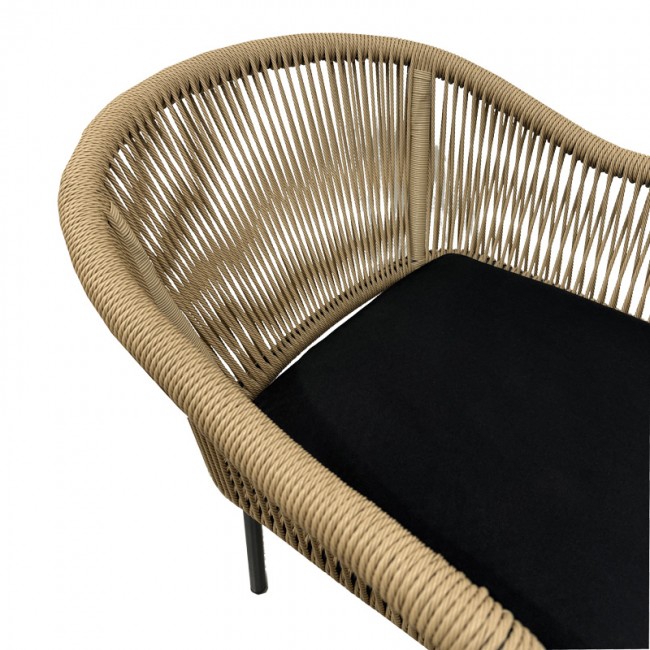 Πολυθρόνα αλουμινίου Legana pakoworld ανθρακί σκελετός--pe rattan σε φυσική απόχρωση 56x66x82εκ Πολυθρόνα αλουμινίου Legana pakoworld ανθρακί σκελετός--pe rattan σε φυσική απόχρωση 56x66x82εκ