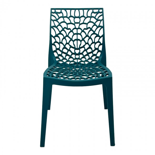 Καρέκλα στοιβαζόμενη Hush pakoworld pp σε μπλε απόχρωση 50x57x81εκ Καρέκλα στοιβαζόμενη Hush pakoworld pp σε μπλε απόχρωση 50x57x81εκ