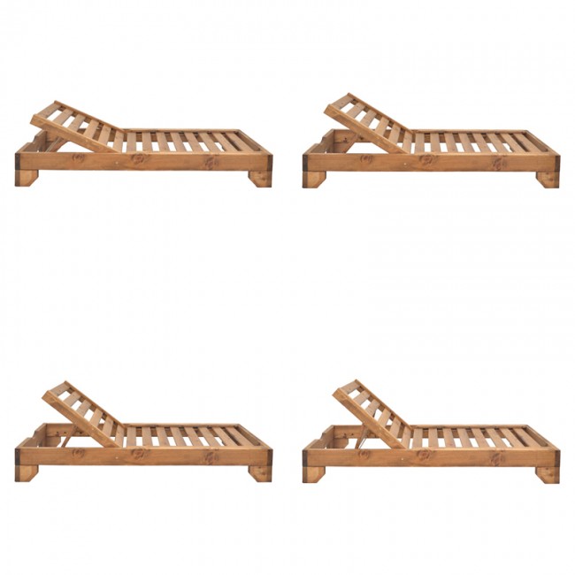 Ξαπλώστρα Zalka pakoworld L1 σε καρυδί απόχρωση 66x197x28εκ Ξαπλώστρα Zalka pakoworld L1 σε καρυδί απόχρωση 66x197x28εκ