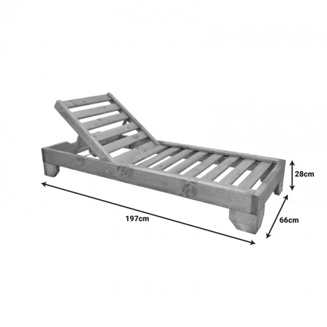 Ξαπλώστρα Zalka pakoworld L1 σε φυσική απόχρωση 66x197x28εκ Ξαπλώστρα Zalka pakoworld L1 σε φυσική απόχρωση 66x197x28εκ